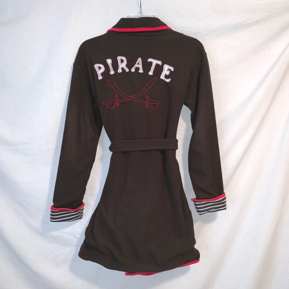 Timbo Dino Pirate Fleece Cotton Lined Robe Youth Size 12